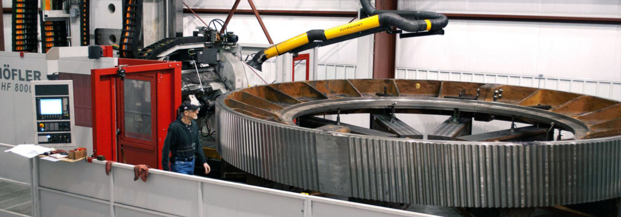 Full photo of largest gear made by HMC