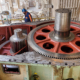 Gearbox being rebuilt