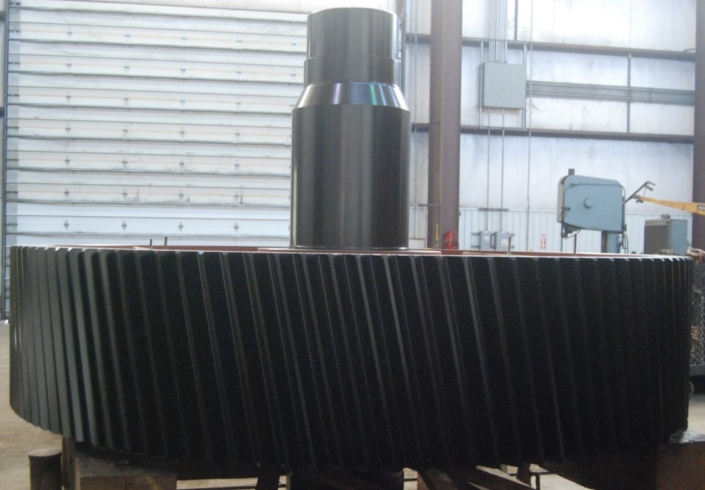 Large Sugar Mill Gear being machined